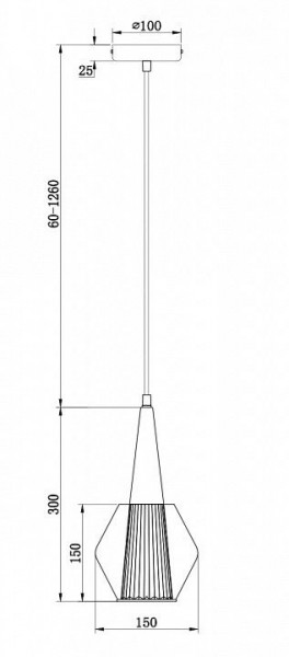 Подвесной светильник Freya Copita FR8008PL-01GB в Каменске-Уральском - kamensk-uralskiy.ok-mebel.com | фото 1
