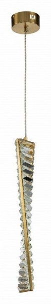 Подвесной светильник Indigo Frizzante 12015/1P Brass в Каменске-Уральском - kamensk-uralskiy.ok-mebel.com | фото 2