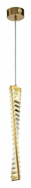 Подвесной светильник Indigo Frizzante 12015/1P Brass в Каменске-Уральском - kamensk-uralskiy.ok-mebel.com | фото 3