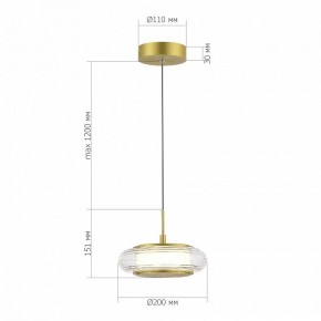 Подвесной светильник ST-Luce FRITTELA SL6239.203.01 в Каменске-Уральском - kamensk-uralskiy.ok-mebel.com | фото 5