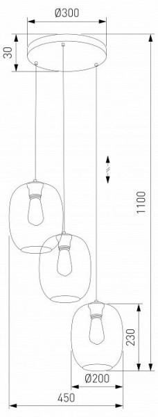 Подвесной светильник TK Lighting Elio 5973 Elio в Каменске-Уральском - kamensk-uralskiy.ok-mebel.com | фото 3