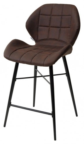 Полубарный стул MARCEL COWBOY-#800 темно-коричневый (H=65cm), ткань микрофибра М-City в Каменске-Уральском - kamensk-uralskiy.ok-mebel.com | фото