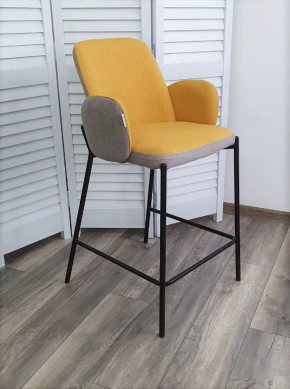 Полубарный стул NYX (H=65cm) VF106 желтый / VF120 серый М-City в Каменске-Уральском - kamensk-uralskiy.ok-mebel.com | фото