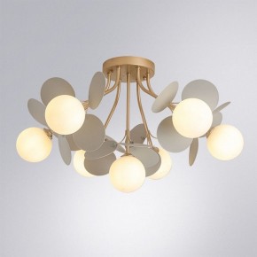 Потолочная люстра Arte Lamp Peacock A1369PL-7GY в Каменске-Уральском - kamensk-uralskiy.ok-mebel.com | фото 2