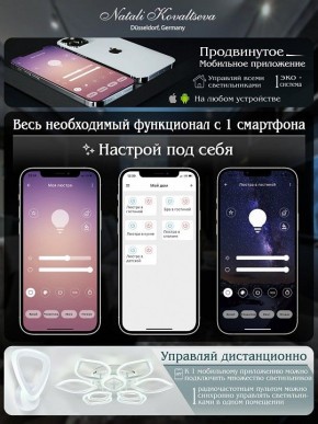 Потолочная люстра Natali Kovaltseva COBRA LED LAMPS 81121/7C в Каменске-Уральском - kamensk-uralskiy.ok-mebel.com | фото 7