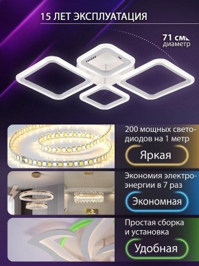 Потолочная люстра Natali Kovaltseva OPTI LED LAMPS 81108/1C в Каменске-Уральском - kamensk-uralskiy.ok-mebel.com | фото 5
