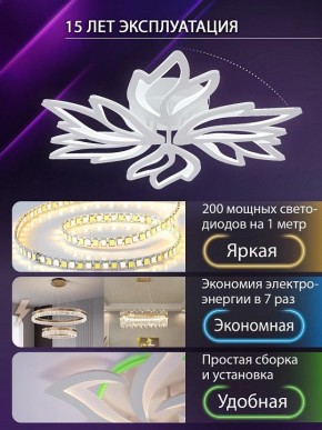 Потолочная люстра Natali Kovaltseva RIF LED LAMPS 81118/5C в Каменске-Уральском - kamensk-uralskiy.ok-mebel.com | фото 5