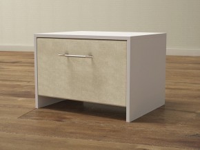 PROxSON Тумба Varna (ЛДСП Белая+ткань Белый/Savana Milk (молочный)) 51x40 в Каменске-Уральском - kamensk-uralskiy.ok-mebel.com | фото