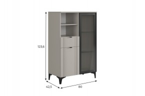 РИЧ Комод 2 со стеклом в Каменске-Уральском - kamensk-uralskiy.ok-mebel.com | фото 2