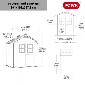 Сарай Окланд 754 (OAKLAND 754) в Каменске-Уральском - kamensk-uralskiy.ok-mebel.com | фото 2