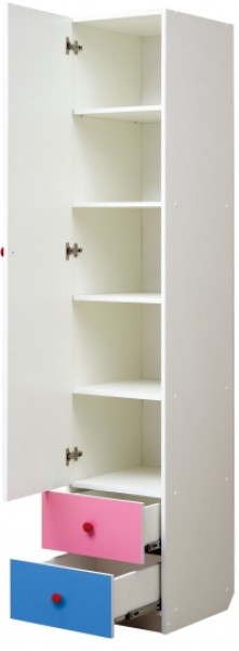Шкаф 1-но дверный с ящиками и фотопечатью Совята 1.2 (400) в Каменске-Уральском - kamensk-uralskiy.ok-mebel.com | фото 2
