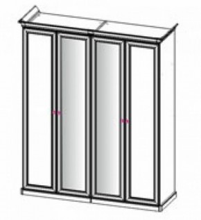 Шкаф 4-х створчатый (2+2) с Зеркалом "Патрисия" (караваджо) в Каменске-Уральском - kamensk-uralskiy.ok-mebel.com | фото