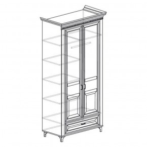 Шкаф для одежды 2-х дверный №471 Марлен Кремовый белый в Каменске-Уральском - kamensk-uralskiy.ok-mebel.com | фото 2