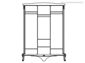 Шкаф для одежды Мокко ММ-316-01/03Б в Каменске-Уральском - kamensk-uralskiy.ok-mebel.com | фото 2