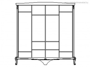 Шкаф для одежды Мокко ММ-316-01/04Б в Каменске-Уральском - kamensk-uralskiy.ok-mebel.com | фото 2