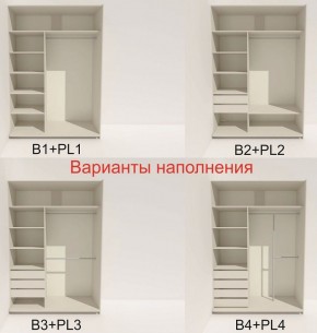 Шкаф-купе 1400 серии SOFT D6+D4+B2+PL2 (2 ящика+1штанга+1 полка) профиль «Капучино» в Каменске-Уральском - kamensk-uralskiy.ok-mebel.com | фото 7