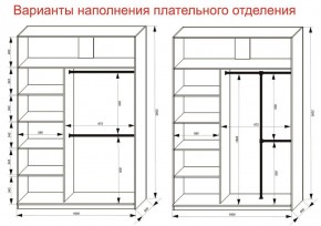 Шкаф-купе 1600 серии SOFT D6+D4+B2+PL2 (2 ящика+1штанга+1 полка) профиль «Капучино» в Каменске-Уральском - kamensk-uralskiy.ok-mebel.com | фото 9