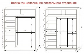 Шкаф-купе 1800 серии SOFT D1+D3+B2+PL1 (2 ящика+1штанга) профиль «Графит» в Каменске-Уральском - kamensk-uralskiy.ok-mebel.com | фото 7