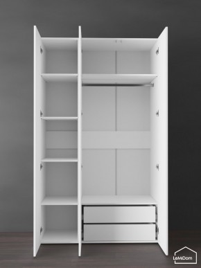 Шкаф Linnea MHR-3PO-2 2050х1200х510 (Белый-М 11.1.2) в Каменске-Уральском - kamensk-uralskiy.ok-mebel.com | фото 6