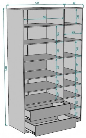 Шкаф Мальта H219 в Каменске-Уральском - kamensk-uralskiy.ok-mebel.com | фото 2