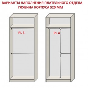 Шкаф распашной серия «ЗЕВС» (PL3/С1/PL2) в Каменске-Уральском - kamensk-uralskiy.ok-mebel.com | фото 10