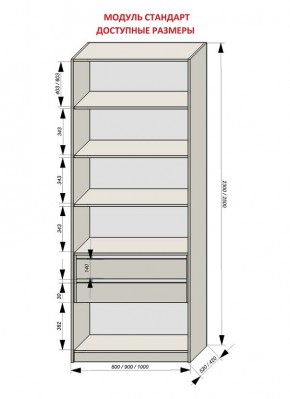 Шкаф распашной серия «ЗЕВС» (PL3/С1/PL2) в Каменске-Уральском - kamensk-uralskiy.ok-mebel.com | фото 13