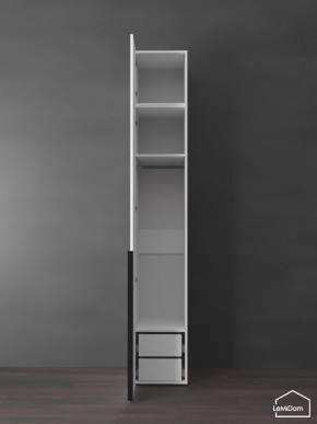 Шкаф с антресолью Linnea MHR-1A-3 2450х400х510 (Белый-М 11.1.2) в Каменске-Уральском - kamensk-uralskiy.ok-mebel.com | фото 5