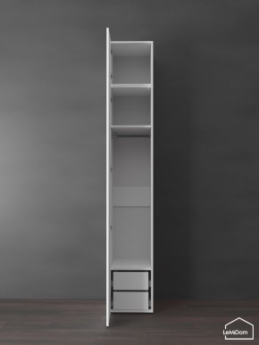 Шкаф с антресолью Linnea MHR-1POA-3 2450х400х510 (Белый-М 11.1.2) в Каменске-Уральском - kamensk-uralskiy.ok-mebel.com | фото 5