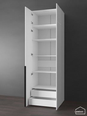 Шкаф с антресолью Linnea MHR-2A-4 2450х800х510 (Белый-М 11.1.2) в Каменске-Уральском - kamensk-uralskiy.ok-mebel.com | фото 5