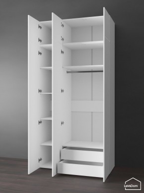 Шкаф с антресолью Linnea MHR-3POA-2 2450х1200х510 (Белый-М 11.1.1) в Каменске-Уральском - kamensk-uralskiy.ok-mebel.com | фото 5