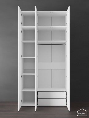 Шкаф с антресолью Linnea MHR-3POA-2 2450х1200х510 (Белый-М 11.1.1) в Каменске-Уральском - kamensk-uralskiy.ok-mebel.com | фото 6