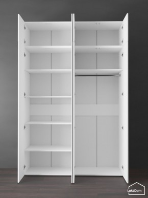 Шкаф с антресолью Linnea MHR-4POA-1 2450х1600х510 (Белый-М 11.1.2) в Каменске-Уральском - kamensk-uralskiy.ok-mebel.com | фото 4