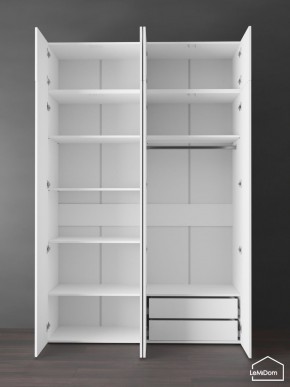 Шкаф с антресолью Linnea MHR-4POA-2 2450х1600х510 (Белый-М 11.1.2) в Каменске-Уральском - kamensk-uralskiy.ok-mebel.com | фото 5