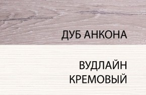 Шкаф угловой 2D, OLIVIA, цвет вудлайн крем/дуб анкона в Каменске-Уральском - kamensk-uralskiy.ok-mebel.com | фото 1