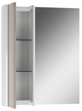Шкаф-зеркало Uno 60 Дуб серый левый/правый Домино (DU1503HZ) в Каменске-Уральском - kamensk-uralskiy.ok-mebel.com | фото 3