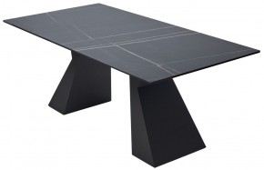 Стол БОГАРТ 200 TITANIUM BLACK PULIDO, керамика / Черный М-City в Каменске-Уральском - kamensk-uralskiy.ok-mebel.com | фото 5