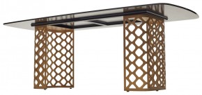 Стол CHIAVARI 220 KL-188 Контрастный мрамор матовый, итальянская керамика / Шампань, ®DISAUR в Каменске-Уральском - kamensk-uralskiy.ok-mebel.com | фото 5