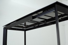Стол CREMONA 140 KL-99 Белый мрамор матовый, итальянская керамика / черный каркас, ®DISAUR в Каменске-Уральском - kamensk-uralskiy.ok-mebel.com | фото 13