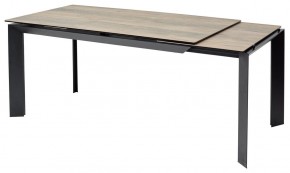 Стол CREMONA 180 KL-61 Под дерево, итальянская керамика / черный каркас, ®DISAUR в Каменске-Уральском - kamensk-uralskiy.ok-mebel.com | фото 7
