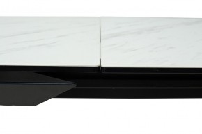 Стол CREMONA 180 KL-99 Белый мрамор матовый, итальянская керамика / черный каркас, ®DISAUR в Каменске-Уральском - kamensk-uralskiy.ok-mebel.com | фото 12