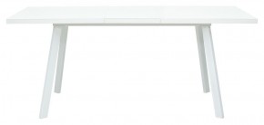 Стол ФИН 120 Белый, стекло/ Белый каркас М-City в Каменске-Уральском - kamensk-uralskiy.ok-mebel.com | фото 2