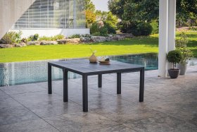 Стол раскладной Джули (Julie Double table 2 configurations) Графит в Каменске-Уральском - kamensk-uralskiy.ok-mebel.com | фото 2