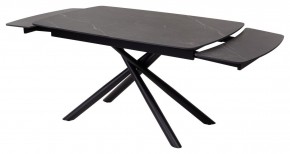 Стол RIVOLI 140 MATT BLACK MARBLE SOLID CERAMIC / BLACK, ®DISAUR в Каменске-Уральском - kamensk-uralskiy.ok-mebel.com | фото 6