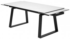 Стол VASTO 180 MARBLES KL-99 Белый мрамор матовый, итальянская керамика/ черный каркас, ®DISAUR в Каменске-Уральском - kamensk-uralskiy.ok-mebel.com | фото 6