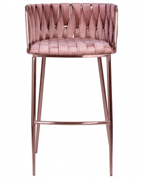 Стул барный DOBRIN EMMA ROSE GOLD, розовый велюр (VF-10) в Каменске-Уральском - kamensk-uralskiy.ok-mebel.com | фото 6