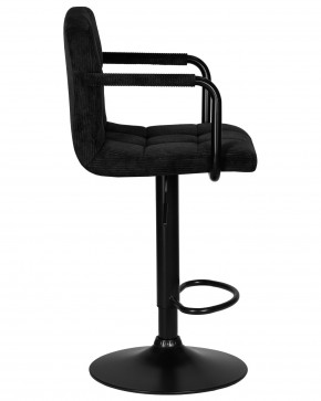 Стул барный DOBRIN KRUGER ARM BLACK, черный вельвет (LAR-E2041-52) в Каменске-Уральском - kamensk-uralskiy.ok-mebel.com | фото 3