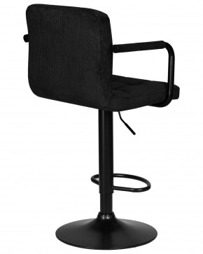 Стул барный DOBRIN KRUGER ARM BLACK, черный вельвет (LAR-E2041-52) в Каменске-Уральском - kamensk-uralskiy.ok-mebel.com | фото 4