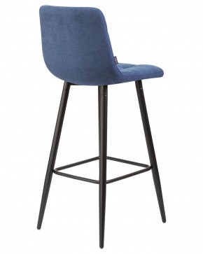Стул барный DOBRIN NICOLE, черные матовые ножки, синяя ткань (UF860-14B) в Каменске-Уральском - kamensk-uralskiy.ok-mebel.com | фото 4