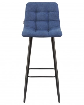 Стул барный DOBRIN NICOLE, черные матовые ножки, синяя ткань (UF860-14B) в Каменске-Уральском - kamensk-uralskiy.ok-mebel.com | фото 6