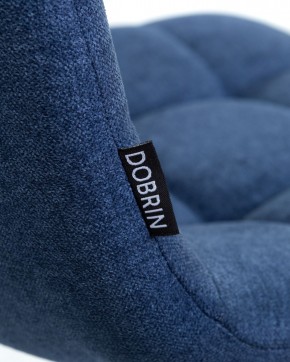Стул барный DOBRIN NICOLE, черные матовые ножки, синяя ткань (UF860-14B) в Каменске-Уральском - kamensk-uralskiy.ok-mebel.com | фото 9